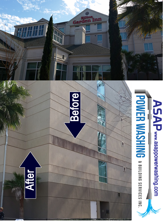 Hotel Power Washing | Exterior Building Cleaning Services | www.ASAPpowerwashing.com